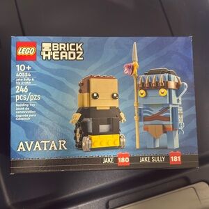 Lego Brick Headz Avatar Jake Sully and his Avatar